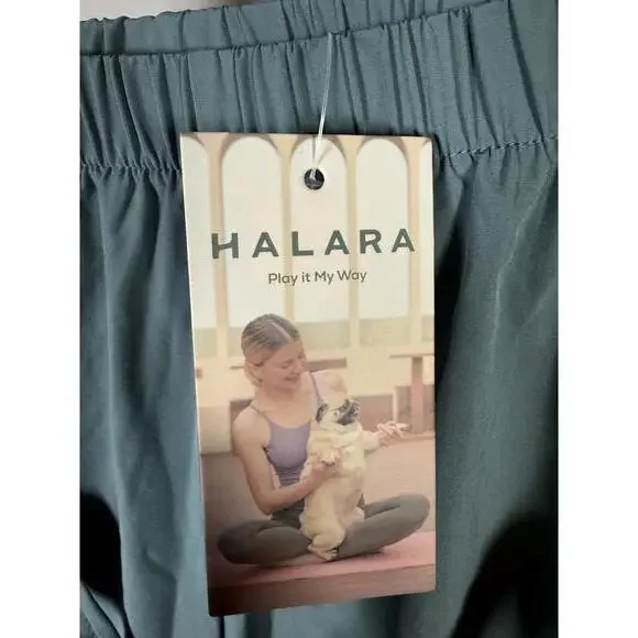 NWT Halara Breezeful™ High Waisted Tie Palazzo Flowy Wide Leg Pants Size Large - Picture 7 of 10